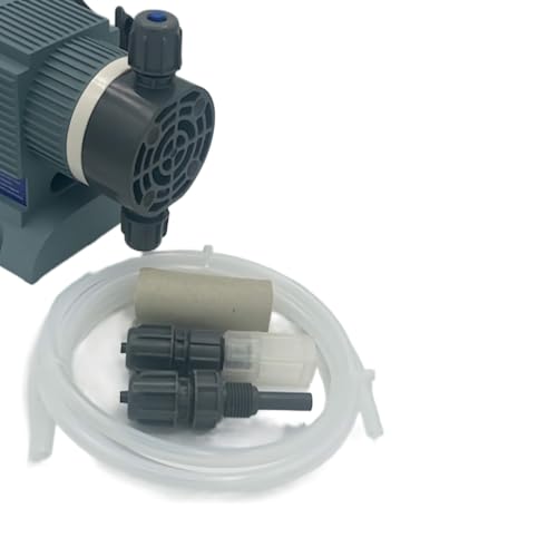 Generic Precision Controls - Bomba de agua química de cloro con medición de diafragma -19 GPD, (alta presión) 220 PSI - 115 voltios y 230 voltios compatible, PF20-P1-000