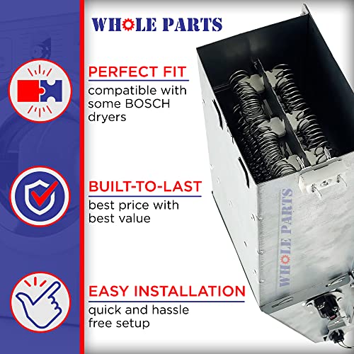 Whole Parts Parte # 00436460 - Reemplazo y compatible con algunos secadores Bosch