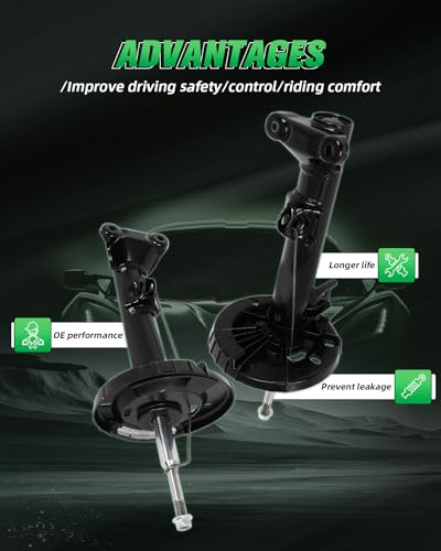 SCITOO - Amortiguadores delanteros para Mercedes-Benz para Mercedes-Benz 2002-2007 para Mercedes-Benz C230,2001-2005 para Mercedes-Benz C240 C320,2006-09 para Mercedes-Benz CLK350,03-06 para Mercedes-Benz CLK500-2 piezas