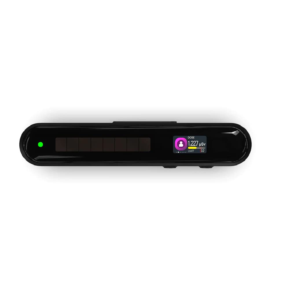 MIRA Safety - Dosímetro portátil Geiger-2 actualizado | Detector de radiación nuclear digital, compacto, profesional, contador Geiger-Counter | Detección de dosímetro personal Probador de rayos X beta