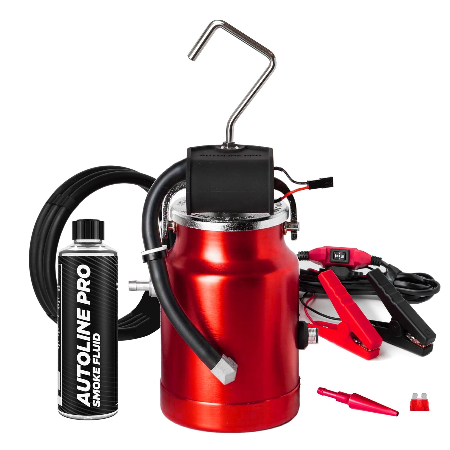 AutoLine Pro EVAP - Probador de fugas de máquina de humo con bomba de aire incorporada - Shop Series Plus - Probador de humo automotriz para detección de fugas al vacío - Bobina de humo de cerámica,