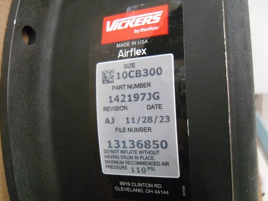 NUEVO CONJUNTO DE FRENO DE EMBRAGUE VICKERS Airflex 10CB300 / 142197JG 110 PSI