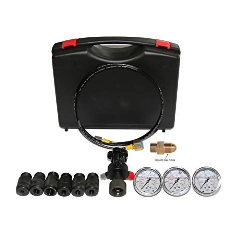 XZT GK-01 Sistema de carga de nitrógeno acumulador hidráulico, kit de prueba de presión de nitrógeno, herramientas de carga de gas
