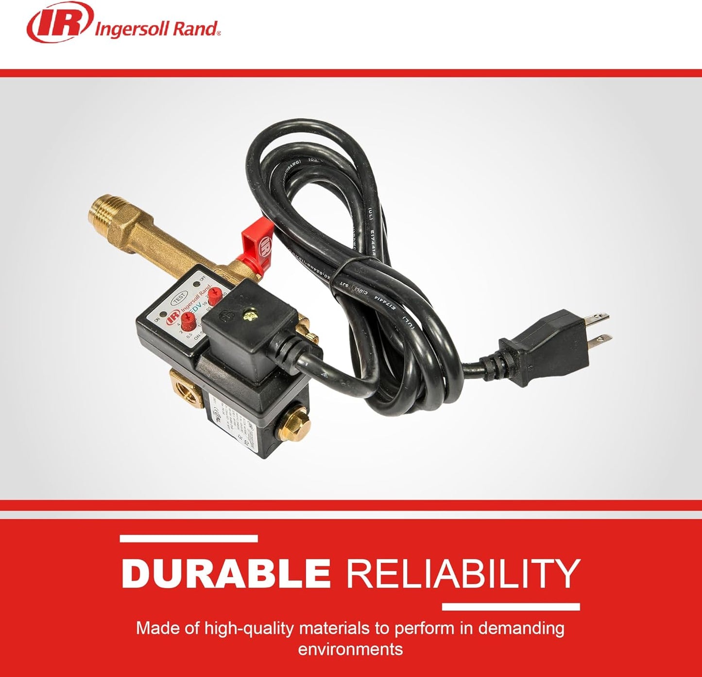 Ingersoll Rand Válvula de drenaje electrónica Edv200 1/4npt 110/120v #54410931