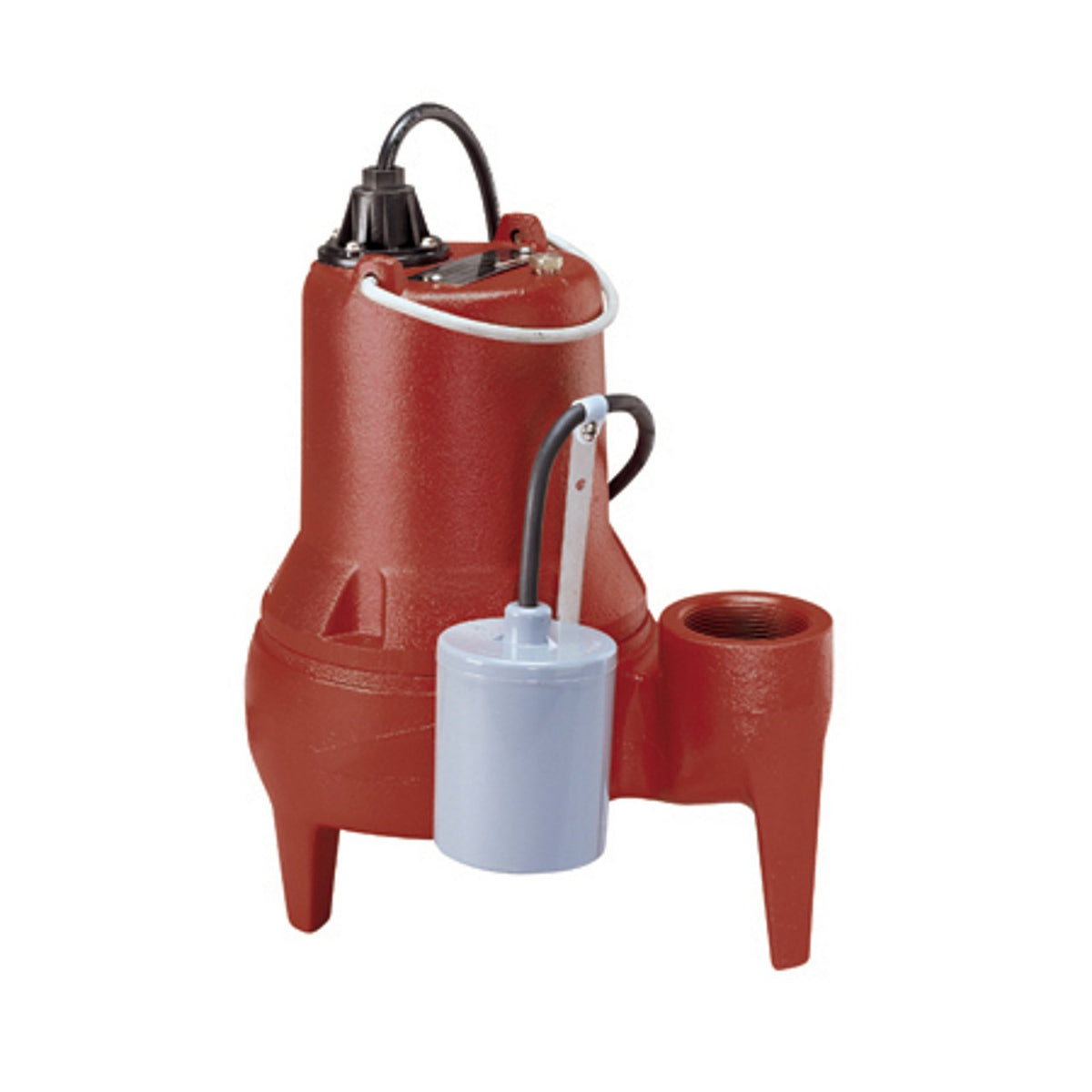 Liberty Pumps LE51A LE50-Series Bomba automática sumergible de aguas residuales, color rojo