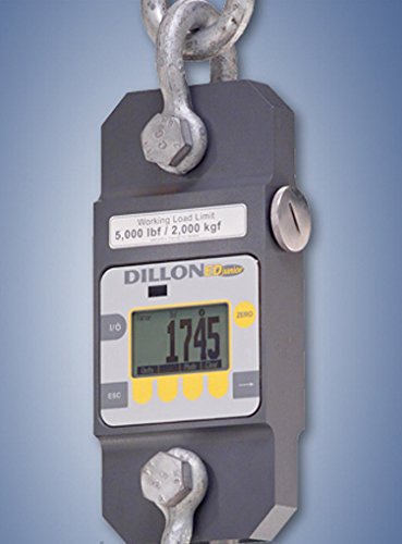 EDjr-1T EDjunior Dillon Dinamómetro con grilletes de anclaje, tapa 2.500 lbf / 1.000 kgf / 10.000 N - 36190-0038