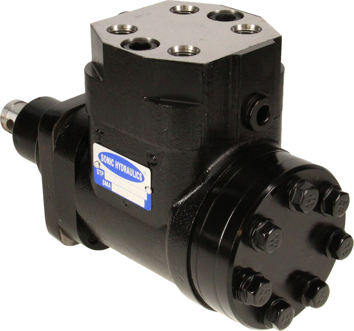 Bomba de motor manual orbital con válvula de alivio 86602557 compatible con Ford New Holland 4610N