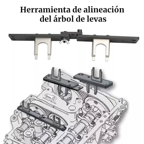 FIXITFAST Kit de Herramientas de Sincronización para Motor, 11 Piezas, Compatible con GM Onix/Tracker/Chevrolet 1.0/1.2, Bloqueo de Cigüeñal y Alineación de Árboles de Levas,para Talleres y Mecánicos