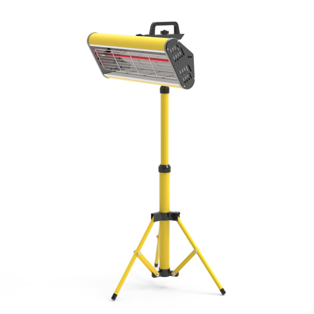 Lámpara de curado de pintura infrarroja – B1M11S6 1050W 110V Control térmico ajustable Superficie consistente Curado Distribución uniforme del calor para técnico de pintura automotriz Reducida