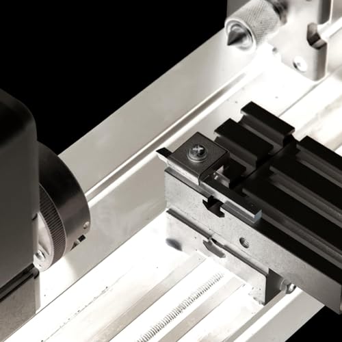 ZHRUI - Torno en miniatura de metal, 36 W y 20000 rpm, máquina de torno didáctico, para manualidades de carpintería aficionada