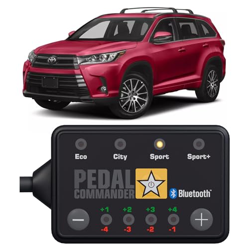 PEDAL COMMANDER Para Toyota Highlander (2014-2019) (3ª generación) Base, L, LE, LE Plus, Limited, Platinum, SE, XLE (2.7L 3.5L) Controlador de respuesta del acelerador - PC55