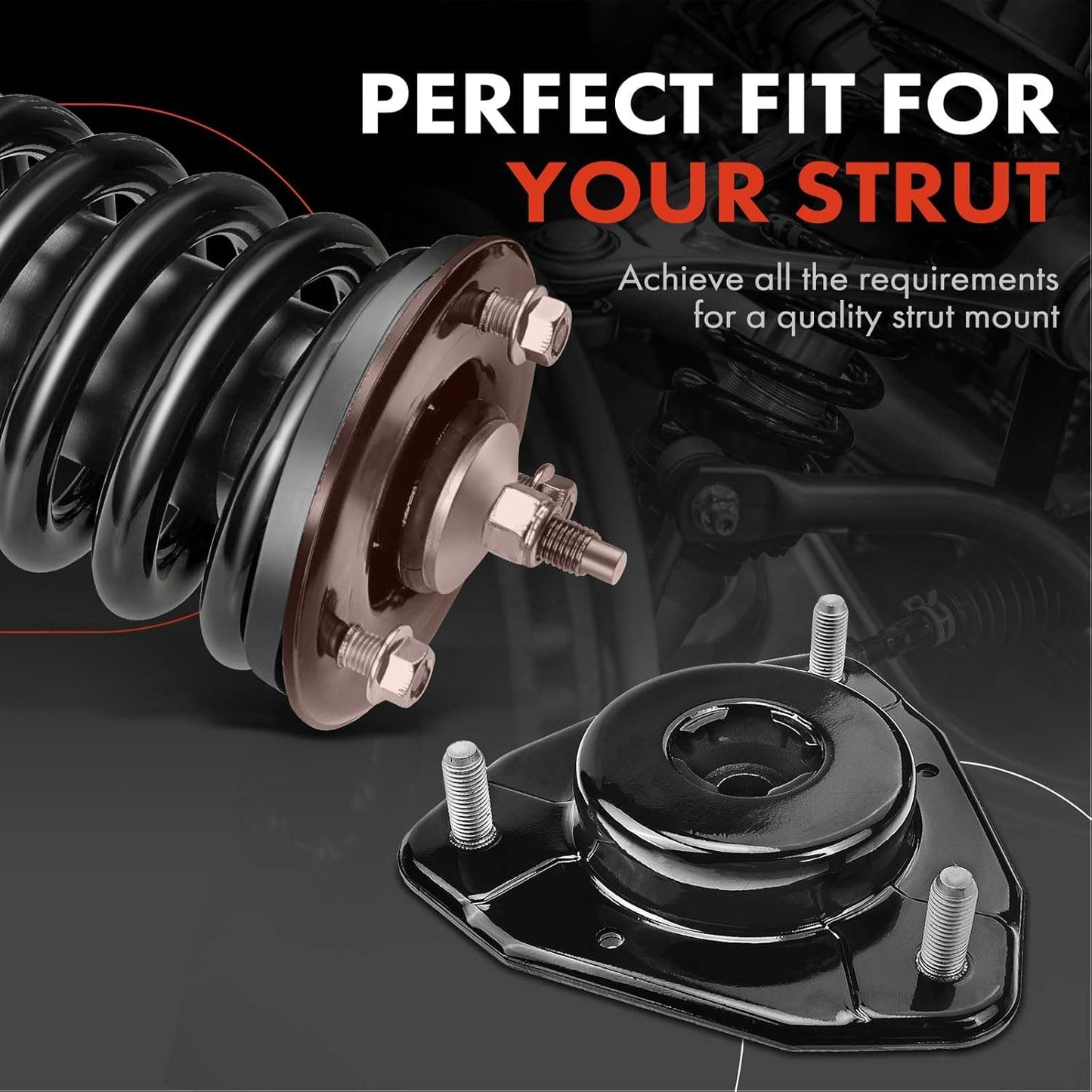 A-Premium Soporte de suspensión para conductor o pasajero delantero compatible con Toyota Highlander 2014-2019 L4 2.7L V6 3.5L