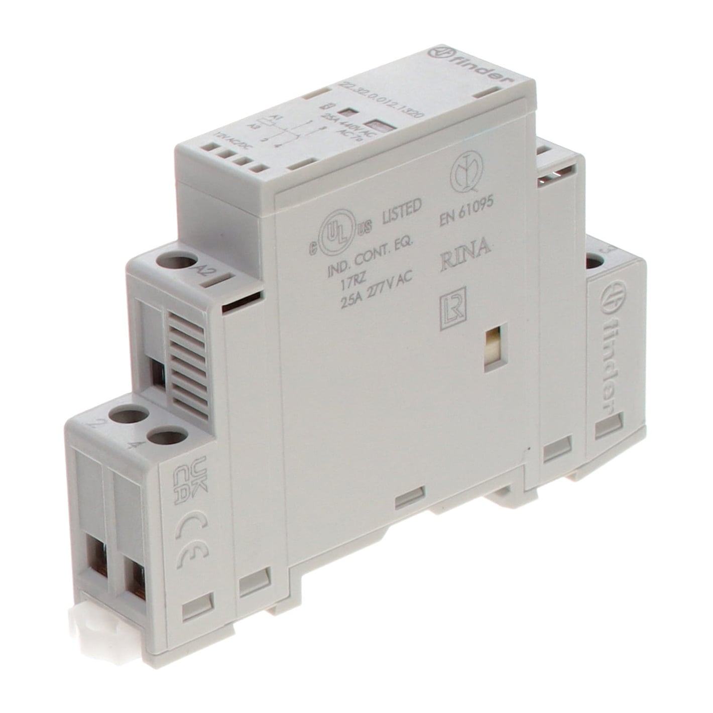 Finder Relays, Inc. 22.32.0.012.1320 22 Riel DIN 12VCA/CC