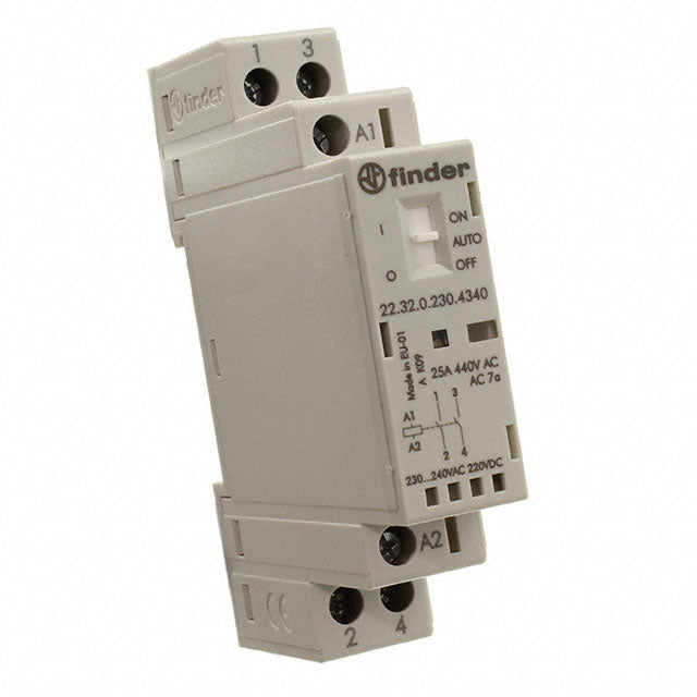 Finder Relays, Inc. 22.32.0.230.4340 22 Riel DIN 230VCA/CC