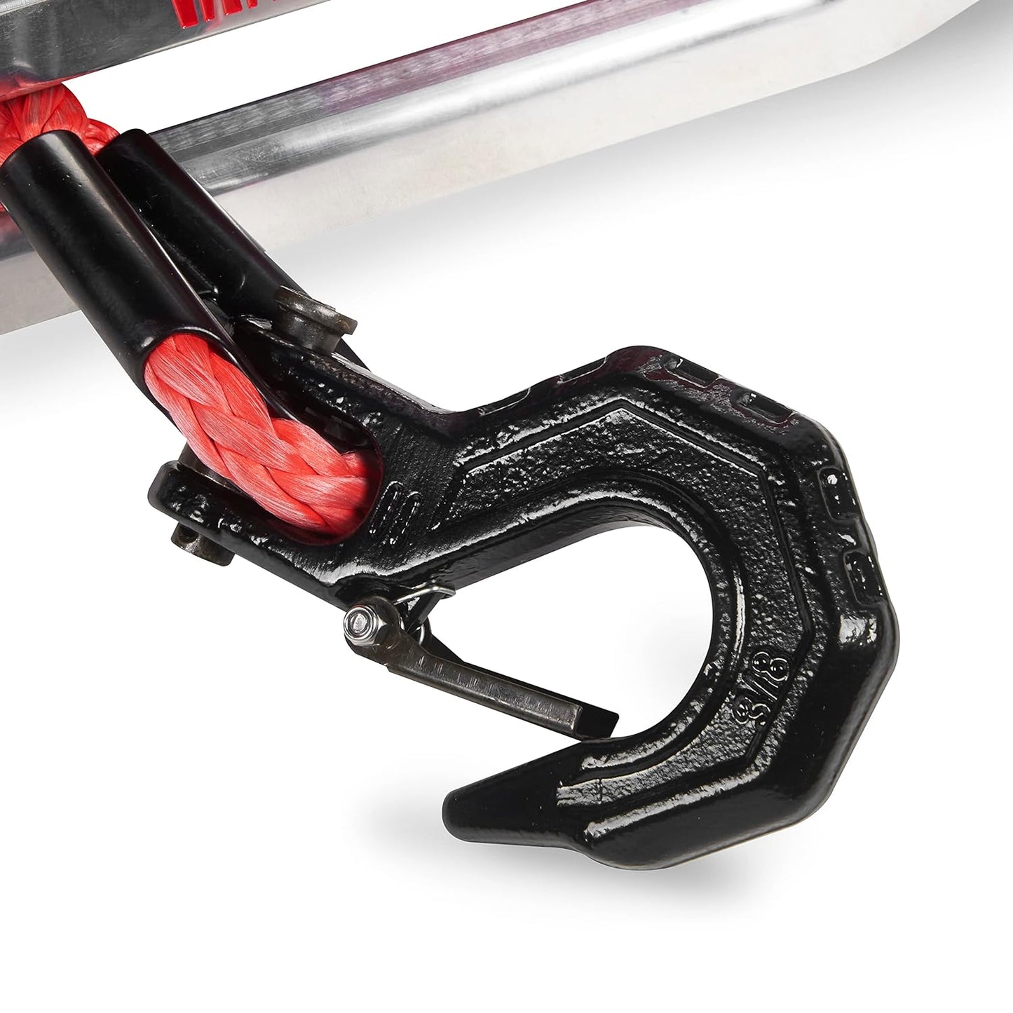Warrior Winches Samurai 8,000 lbs 12v cabrestante eléctrico con cable de acero: perfecto para Jeep Wranglers, camiones, ATV y aventuras todoterreno. Controles inalámbricos