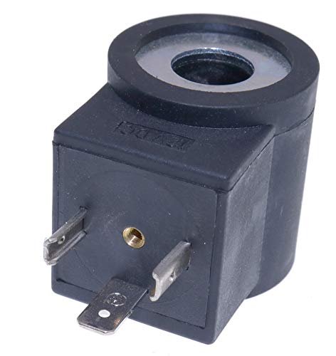 Solarhome 12V 6306012 Bobina de válvula solenoide de 3 clavijas Conector DIN para HydraForce Stem Series 08 80 88 98