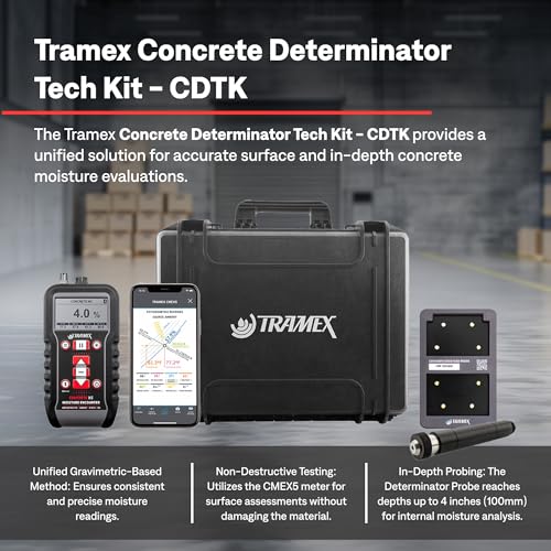TRAMEX CDTK Kit técnico de determinador de hormigón