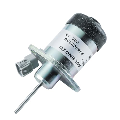 PS45CZ250 Solenoide de apagado de combustible 1G528-60010 1G939-60010 25-38773-00 PS45CZ290 para motor Kubota V2203 V2607 V3300 V3307 V388 0 V3 V3 800DI D1503 Solenoide de parada 12VDC