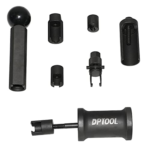Kit extractor de extracción de inyector de combustible, herramienta de instalación de sello de inyector compatible con Volkswagen TDi 4 Cyl 8V 16V Diesel Reemplazo para Audi VW 1.2 1.4 1.6 1.8 2.0 2.7