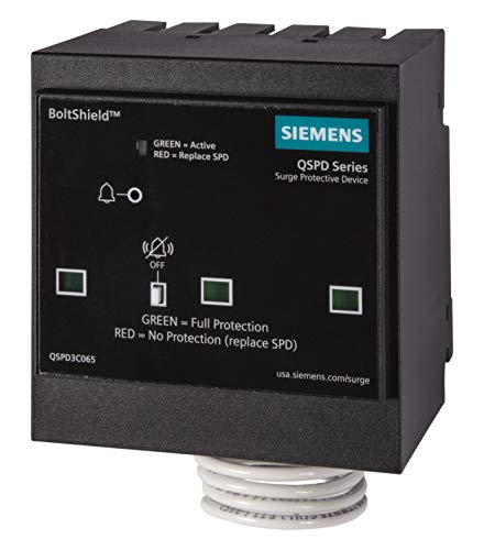 SIEMENS BOLTSHIELD Dispositivo de protección contra sobretensiones enchufable de 3 polos 65kA 120/208V, 3Ø, 4W