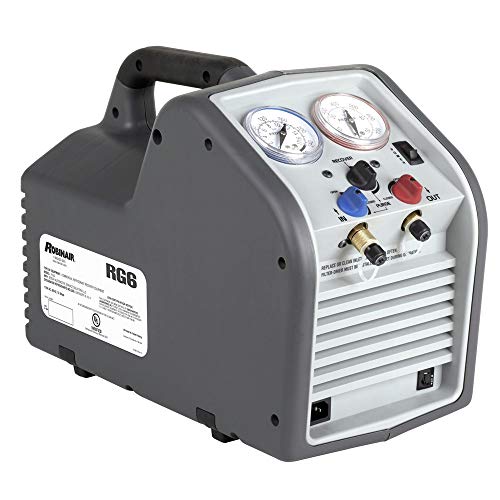 Robinair RG6 - Máquina de recuperación de refrigerante portátil - 115 V CA, 60 Hz