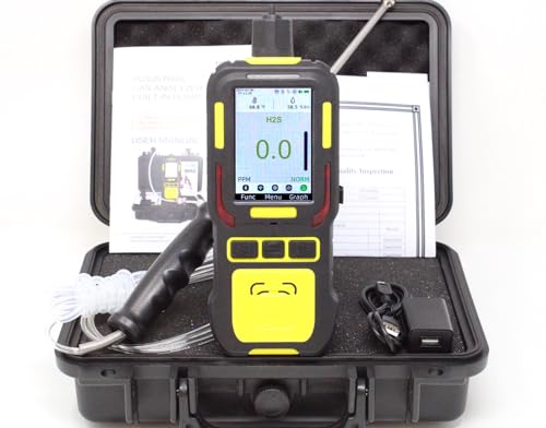 Analizador de registrador de datos de sulfuro de hidrógeno H2S | Calibración trazable NIST de EE. UU FD-600M-H2S