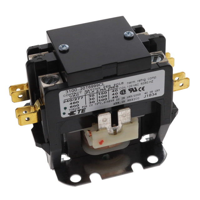 TE Connectivity Potter & Brumfield Relays 3100-20T6999CL 3100, Products Unlimited Montaje de chasis 120VCA