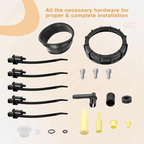 HQPASFY Calentador DEF de 6.7L, kit de calentador de depósito de líquido de escape diésel compatible con Ford F250, F350, F450, F550 Super Duty 2011-2016 Reemplaza# BC3Z5J225KA, BC3Z5J225L, 904372,