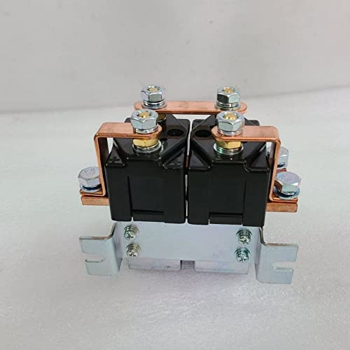 DC SPDT Motor Contactor de inversión 24V Bobina 200A Reemplazar Albright SW182 Cambio Solenoide Relé de polaridad inversa Interruptor de polaridad inversa Carretilla elevadora Vehículo eléctrico Manejo de materiales Carrito de golf Portador de personal