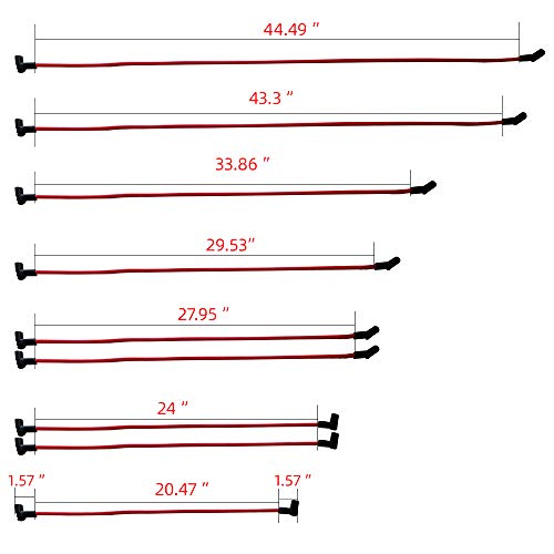 Distribuidor HEI de Rendimiento MAS con Tapa Roja y Kit de Cableado Incluyendo Bobina de 65K Compatible con Chevy 305-454 Chevrolet C10 GMC SBC BBC 350-400 4.3L 5.0L 5.7L 6.6L 7.4L