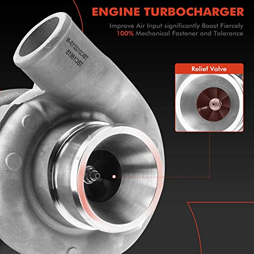 A-Premium Kit completo de turbocompresor, con junta, compatible con John Deere Industrial Various Gen Set 2000-2012, 4.5L, con motor 4045/4045T, repuesto # 318615, 399-0023-112