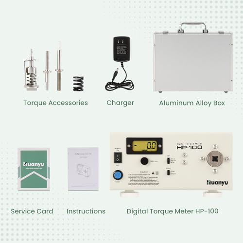Huanyu HP-100 Digital Torquing Meter Torsion Meter Screw Driver Wrench Measure Tester With Calibration Certificate