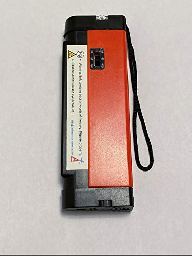 Lámpara UV 254nm/365nm 4W portátil UVC/UVA de onda corta Longwave Lab Baterías incluidas AI-0UV19