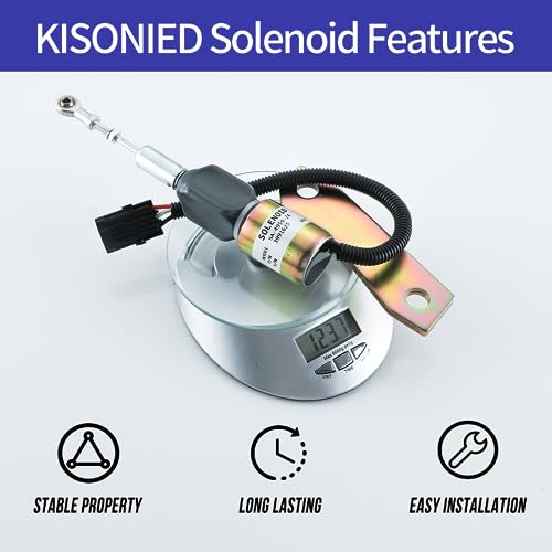 3991625 Solenoide de apagado de combustible 3930658 3935431 3939700 SA-4756-12 J932529 reemplazo para Cummins Engine 6BT 5.9L, 6BT 8.3L, Hyundai Excavadora Caterpillar 24VDC