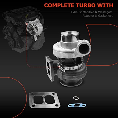 A-Premium Kit completo de turbocompresor, con junta, compatible con John Deere Industrial Various Gen Set 2000-2012, 4.5L, con motor 4045/4045T, repuesto # 318615, 399-0023-112