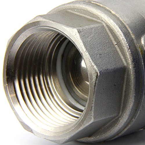 EE.UU. Válvula de bola motorizada sólida de 1/4 pulgadas, válvula de bola eléctrica de acero inoxidable de 110 V CA, configuración de retorno automático de 2 cables, normalmente cerrada