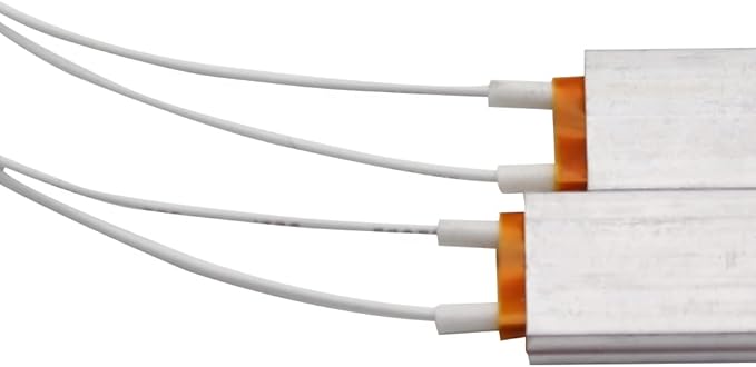 PTC Elemento calefactor 2pcs 12V/220V/110V Termistor Calentador de temperatura constante Placa calefactora (blanco-110V)