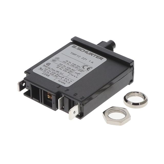 SCHURTER Inc. 4410.0329 TM12 Montaje en panel Termomagnético 1A