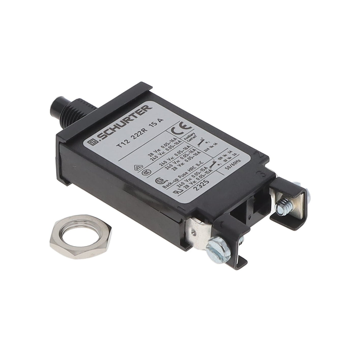 SCHURTER Inc. 4410.0558 T12 Montaje en panel Térmico 15A