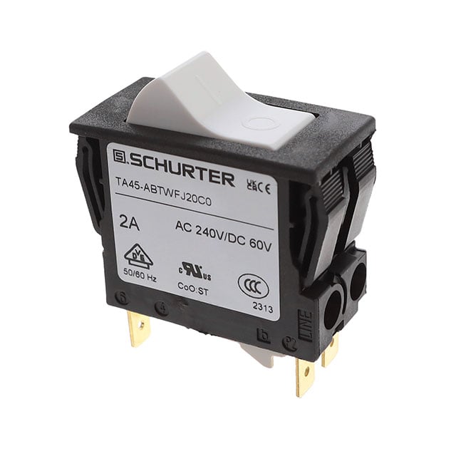 SCHURTER Inc. 4430.004 TA45 Montaje en panel Térmico 2A