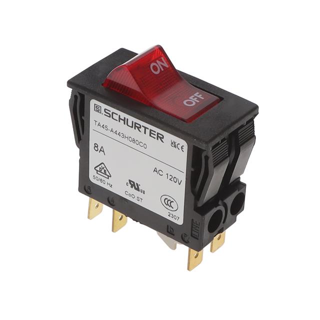 SCHURTER Inc. 4430.0684 TA45 Montaje en panel Térmico 8A