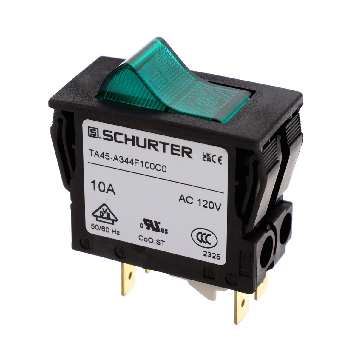 SCHURTER Inc. 4430.0892 TA45 Montaje en panel Térmico 10A