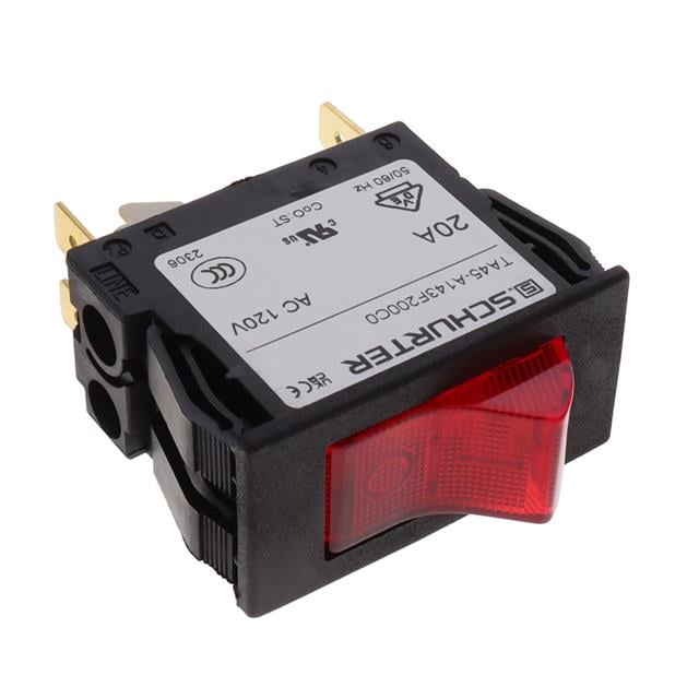 SCHURTER Inc. 4430.107 TA45 Montaje en panel Térmico 20A
