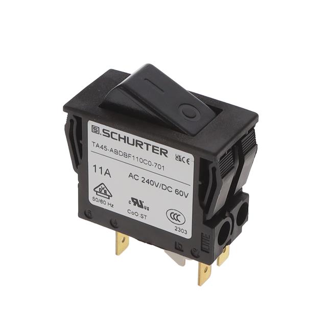 SCHURTER Inc. 4430.163 TA45 Montaje en panel Térmico 11A
