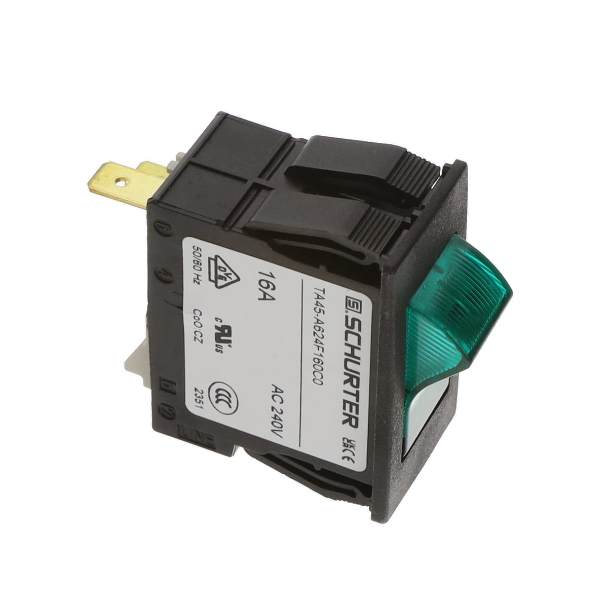 SCHURTER Inc. 4430.205 TA45 Montaje en panel Térmico 16A