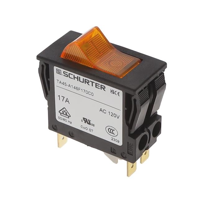 SCHURTER Inc. 4430.2766 TA45 Montaje en panel Térmico 17A