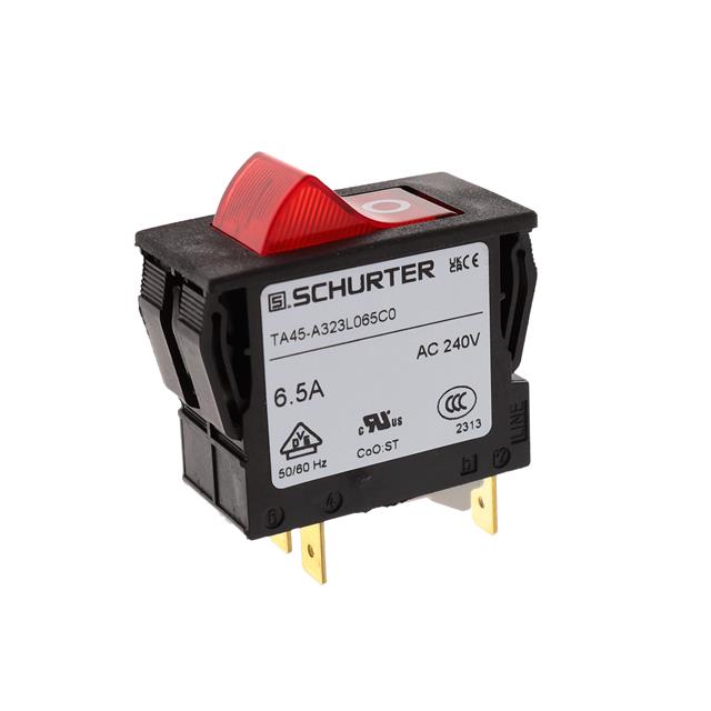 SCHURTER Inc. 4430.36 TA45 Montaje en panel Térmico 6.5A