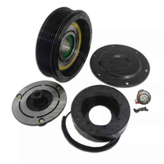 Se adapta al embrague del compresor de aire acondicionado John Deere, pieza WN-RE52508, 8 ranuras en la serie 9000