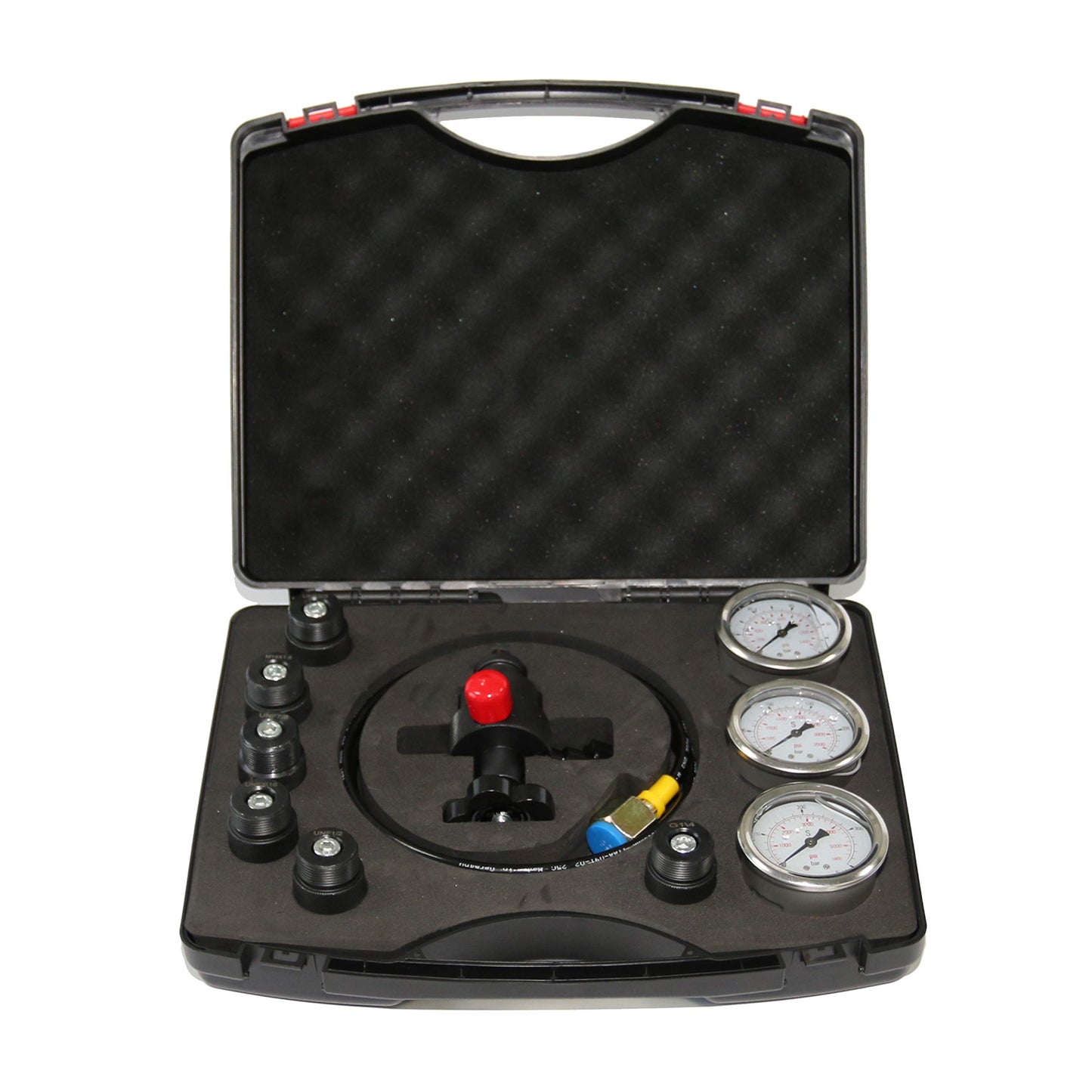 XZT GK-01 Sistema de carga de nitrógeno acumulador hidráulico, kit de prueba de presión de nitrógeno, herramientas de carga de gas