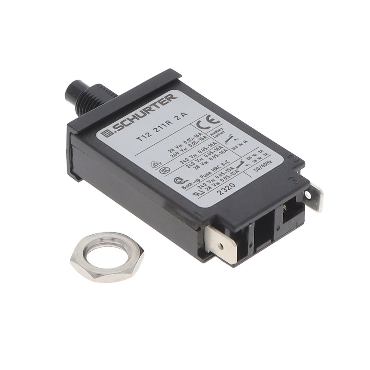 SCHURTER Inc. 4410.0517 T12 Montaje en panel Térmico 2A